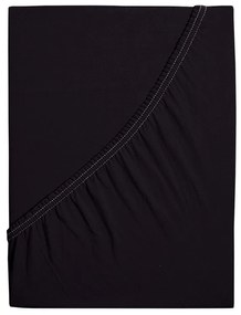 4Home prześcieradło jersey Ideal czarne, 70 x 140cm, 70 x 140 cm
