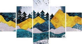 Obraz - Krajobraz polarny (125x70 cm)