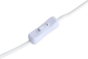 Lampa stołowa Japandi beżowa z abażurem z tkaniny 22 cm - Jenni