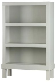 Jasnoszary regał z litego drewna sosnowego 107x160 cm Bonk – Basiclabel