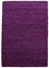 Dywan shaggy jednokolorowy fioletowy 240 cm x 340 cm