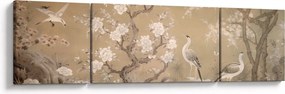 Obraz - Japoński krajobraz z kreskówki (170x50 cm)