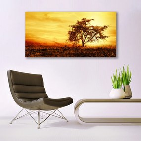 Zdjęcie na płótnie Samotne Drzewo w Rozkwicie