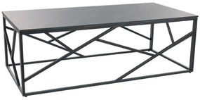 ŁAWA ESCADA A III SZARY EFEKT MARMURU/CZARNY 120X60 SIGNAL