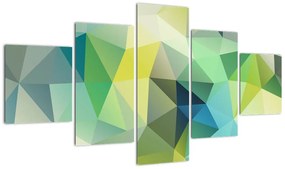 Obraz abstrakcji geometrycznej (125x70 cm)