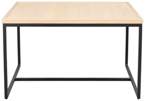 Stolik z blatem z drewna dębowego ø 80 cm Deerfield – Rowico