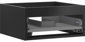 Mexen Box-A korpus szafki podumywalkowej 50 cm, 1 szuflada, czarny mat - 91AX0-0500-235-1-71