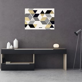 Obraz na szkle - Kształty geometryczne N⁰1 (70x50 cm)