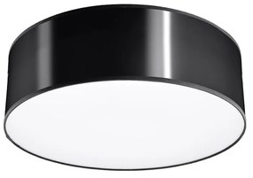 Czarna lampa sufitowa Sollux Atis