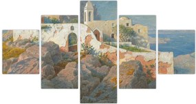Obraz - William Stanley Haseltine, Santa Maria a Cetrella, Anacapri, reprodukcje (125x70 cm)