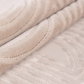 Dywan 3D nowoczesny Sahara Geometria beżowy 280 cm x 370 cm