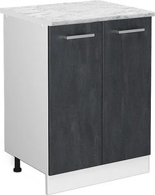 Szafki kuchenne czarny beton 60x60x81.6 r-line