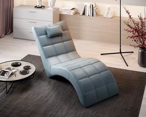 Nowoczesny szezlong Londi z poduszką chesterfield