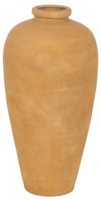 Musztardowy ceramiczny wysoki wazon (wysokość 60 cm) Eufen – Ixia