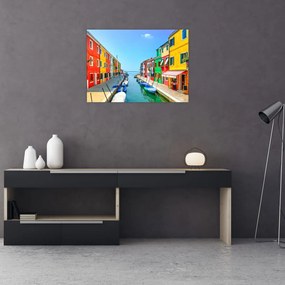Obraz - Wyspa Burano, Wenecja, Włochy (70x50 cm)