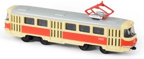 Czeski metalowy tramwaj retro Rappa, 16 cm