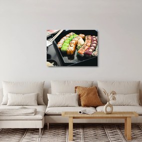 Obraz na szkle - Sushi (70x50 cm)