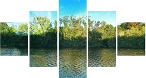Obraz - jezioro (125x70 cm)