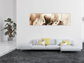 Obraz - Abstrakcja (170x50 cm)
