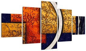 Obraz abstrakcji (125x70 cm)