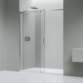 Drzwi prysznicowe przesuwne NT806 FLEXSzkło ESG 6 lub 8 mm z powłoką Nano – Szerokość do wyboru