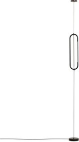 Czarna lampa stojąca LED (wysokość 300 cm) Bow – Kave Home