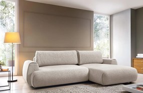 Melanżowy narożnik nowoczesny jasny popiel Z4-M99