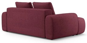 Bordowa sofa 200 cm Linz – Cosmopolitan Design