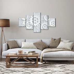 Obraz - Koła zębate (125x70 cm)