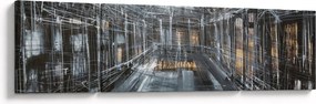 Obraz wnętrza starego budynku (170x50 cm)