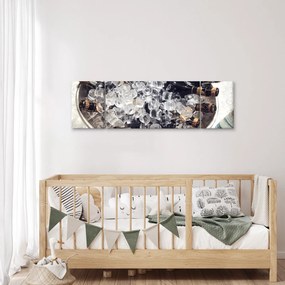 Obraz - szampan w lodzie (170x50 cm)