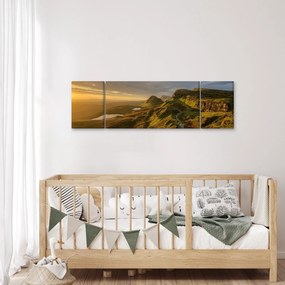 Obraz pasma górskiego (170x50 cm)