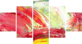 Obraz abstrakcji - malarstwo (125x70 cm)
