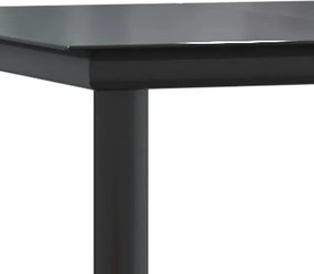 Czarny ogrodowy zestaw z siateczkowej tkaniny F6-G63