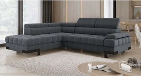 Narożnik SELVA L z funkcją spania i pojemnikiem Lewostronny w tkaninie AUSTIN 19 WERSAL