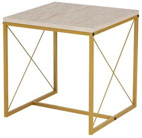 Stolik konferencyjny Defne Gold Travertine