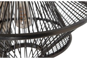 Czarna bambusowa lampa wisząca BePureHome Natural