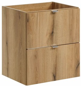Szafka łazienkowa pod umywalkę w kolorze dąb - Dafo 11X 50 cm