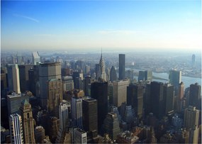 Obraz na szkle - Manhattan za dnia (70x50 cm)