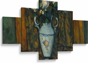 Obraz - Paul Cézanne, Vase of Flowers, reprodukcje (125x70 cm)