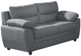 Kanapa 2-osobowa MANOA z tkaniny - Antracytowy