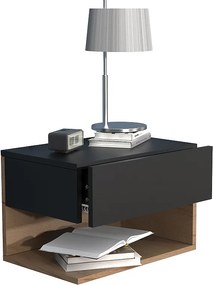 Drewniana ściana wisząca stolik nocny Usal XL 45cm