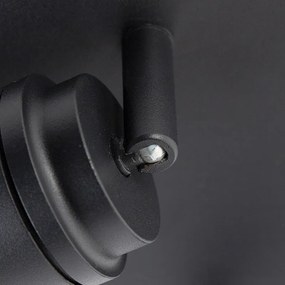 Nowoczesny reflektor łazienkowy czarny 2-światła IP44 - Ducha