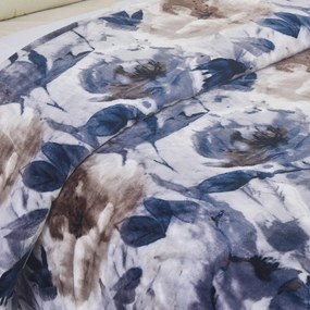 Fioletowa pościel jednoosobowa z mikropluszu 140x200 cm Riana – My House