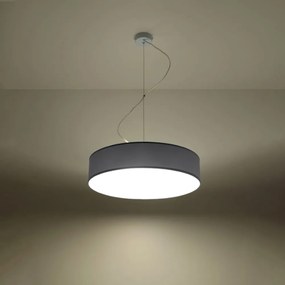 Szara lampa wisząca ø 45 cm Atis – Nice Lamps