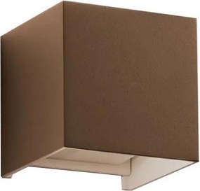Ideal Lux - LED zewnętrzny kinkiet ATOM LED/12W/230V CRI 90 IP54, brązowy