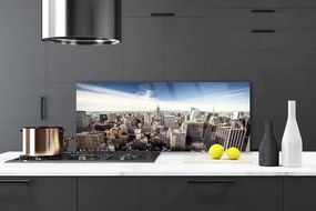 Panel Szklany Panorama Miejskich Drapaczy Chmur