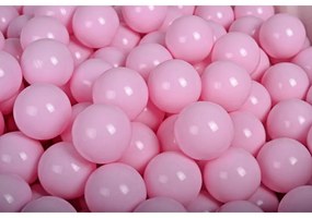 Plastikowe piłeczki do suchego basenu 7cm, 50 szt, pastelowy róż - meowbaby®
