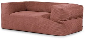 Ceglasty sztruksowy worek do siedzenia Sofa MooG – SLOWDOWN