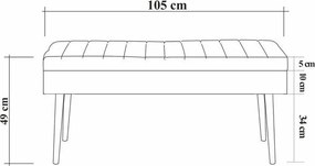 Zestaw jadalniany Vina Atlantic Pine and Green I, 5 szt.